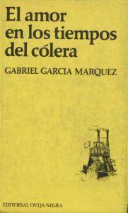 Portada de El amor en los tiempos del cólera, de Gabriel García Márquez